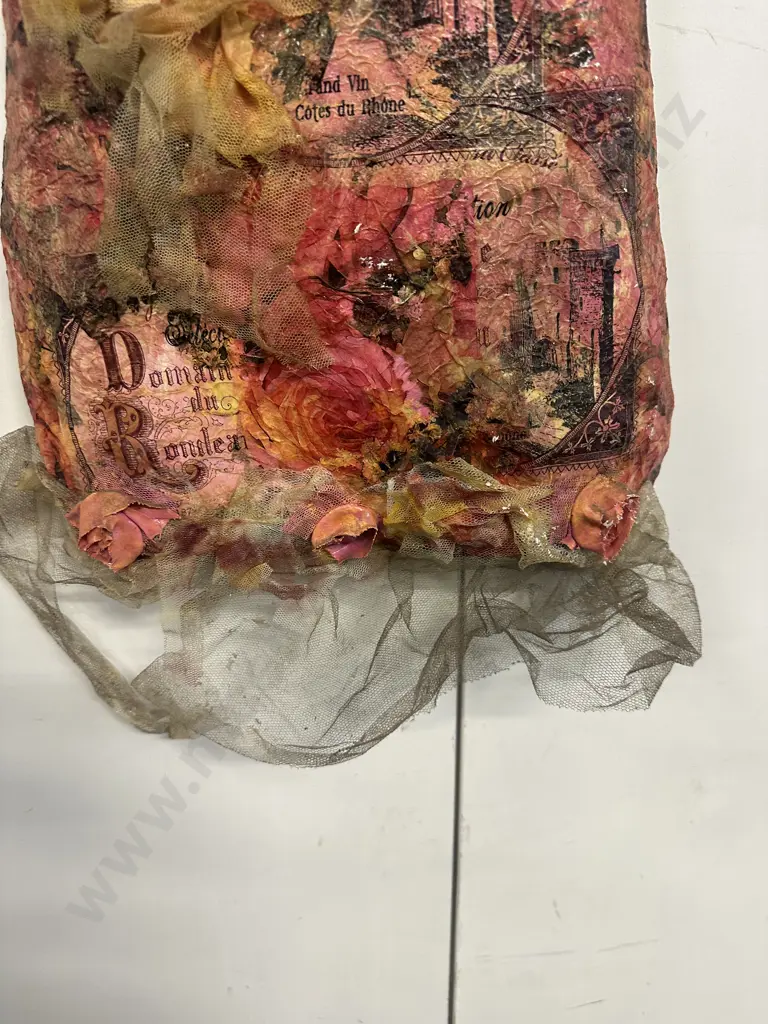 Wall Art Mixed Media Textured Female Torso Image 1++