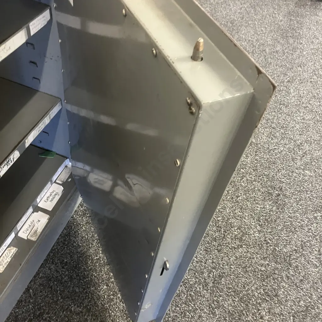 Multiplex Security Cabinet With Keys, 3 Adjustable Shelves. H92 W61 D61cm Image 1++