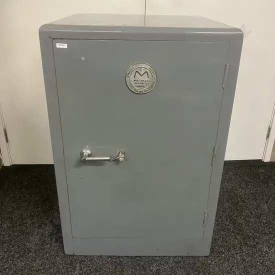 Multiplex Security Cabinet With Keys, 3 Adjustable Shelves. H92 W61 D61cm