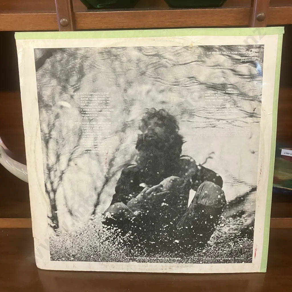 Cat Stevens - Mona Bone Jakon (Vinyl) 1970 NZ Pressing Island Records, SFL-933865 Image 1++