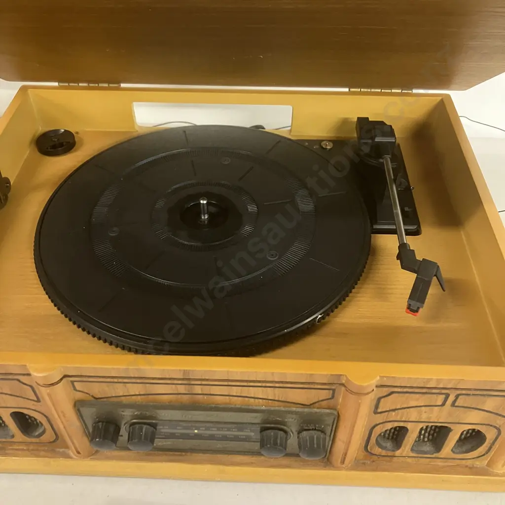 Phonograph With AM/FM Radio - Model X122 Image 1++