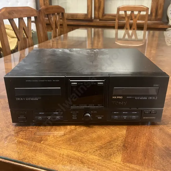 Technics RS-X520 Stereo Double Cassette Deck HX Pro