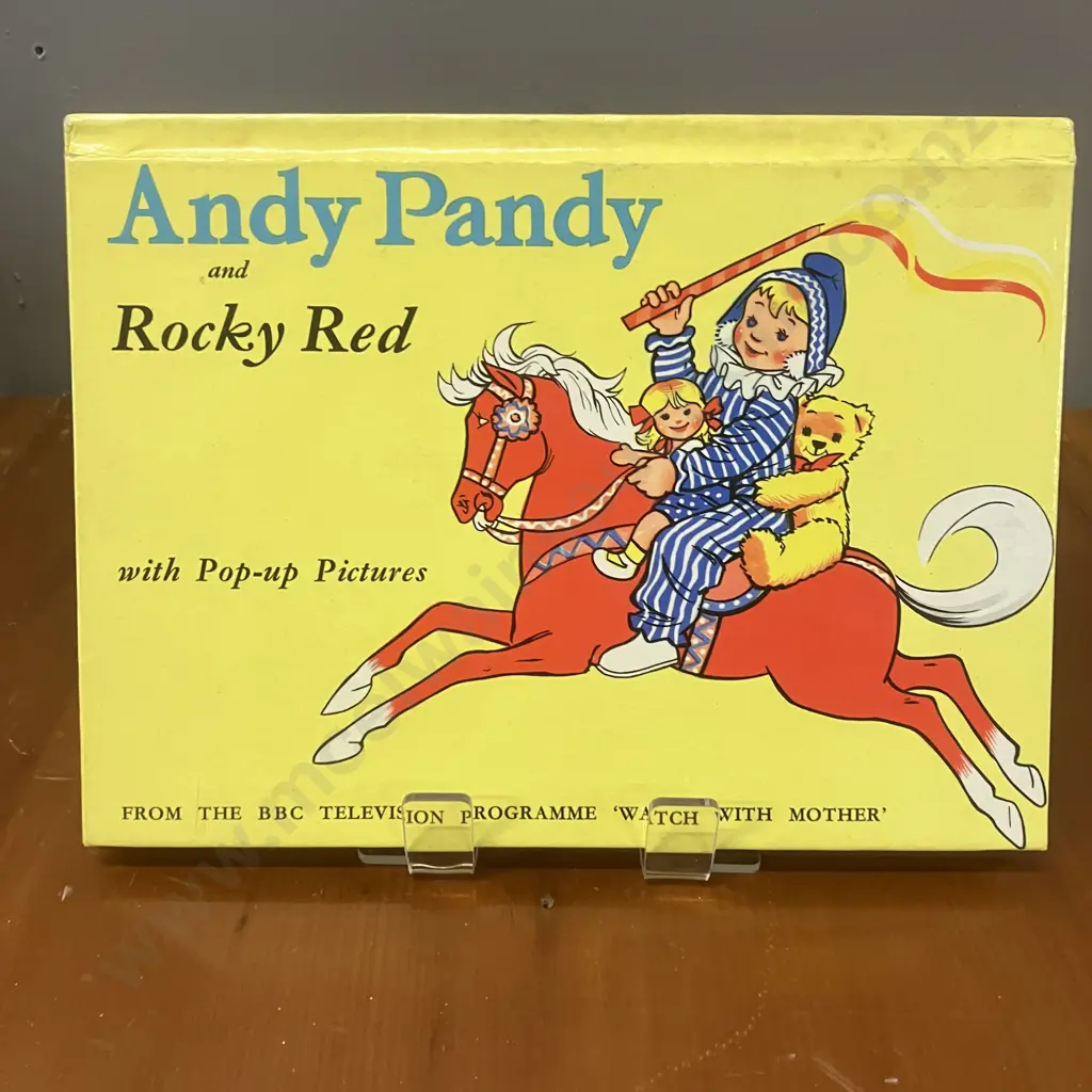 Scarce First Edition of Andy Pandy and Rocky Red by Maria Bird, Illustrated by Matvyn Wright Image 1++