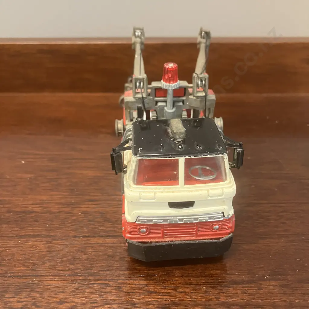 Corgi Major Holmes Wrecker, Whizzwheels Austin London Taxi-Cab, Siku VW, Matchbox Scaffold Truck, Red Double Decker Bus Image 1++