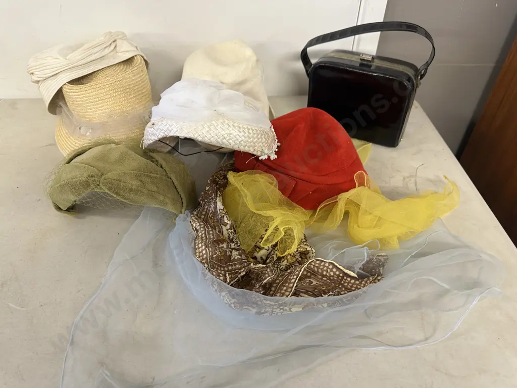 Vintage Handbag, Scarves & Hats Image 1++