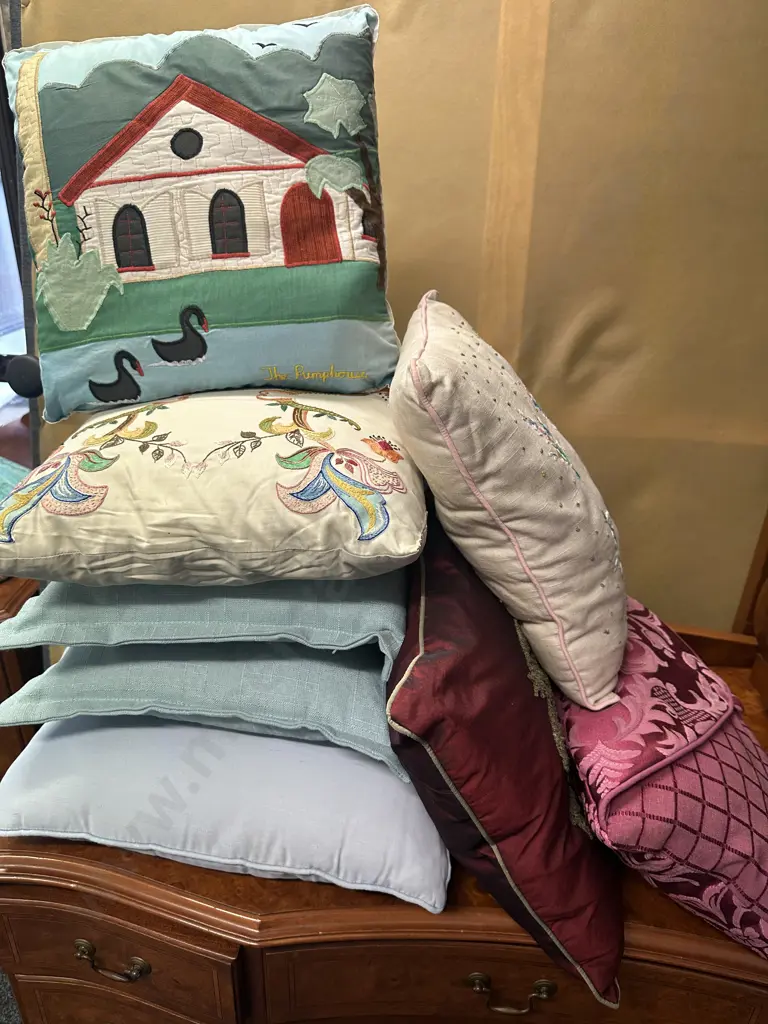 Selection of Vintage Cushions Image 1++