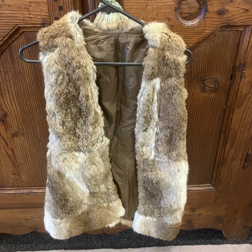 Vintage Small Fur Vest (As Found) Image 1++