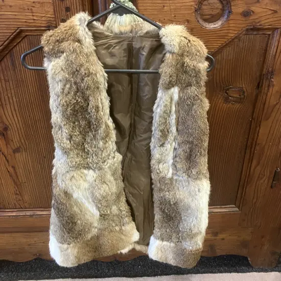 Vintage Small Fur Vest (As Found)