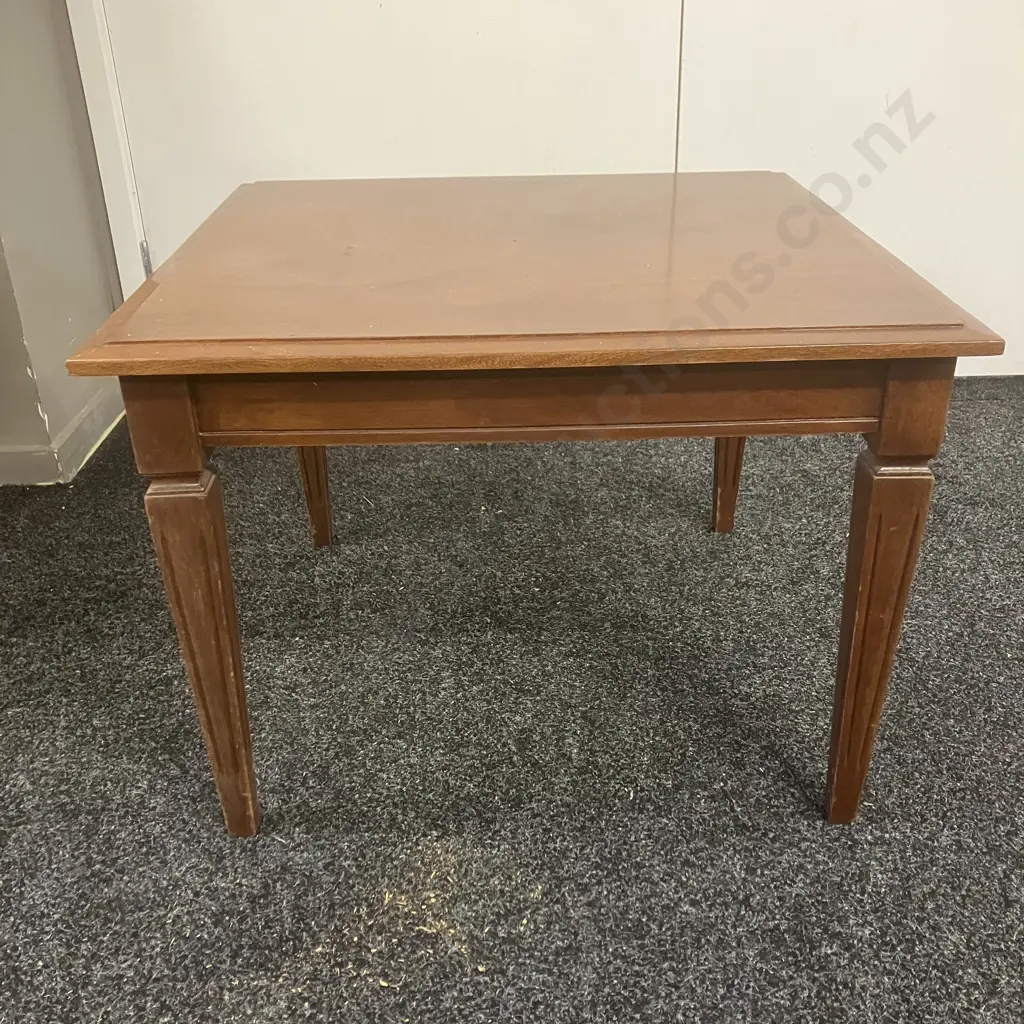 Mahogany End Table. H44 W61 D60cm Image 1++