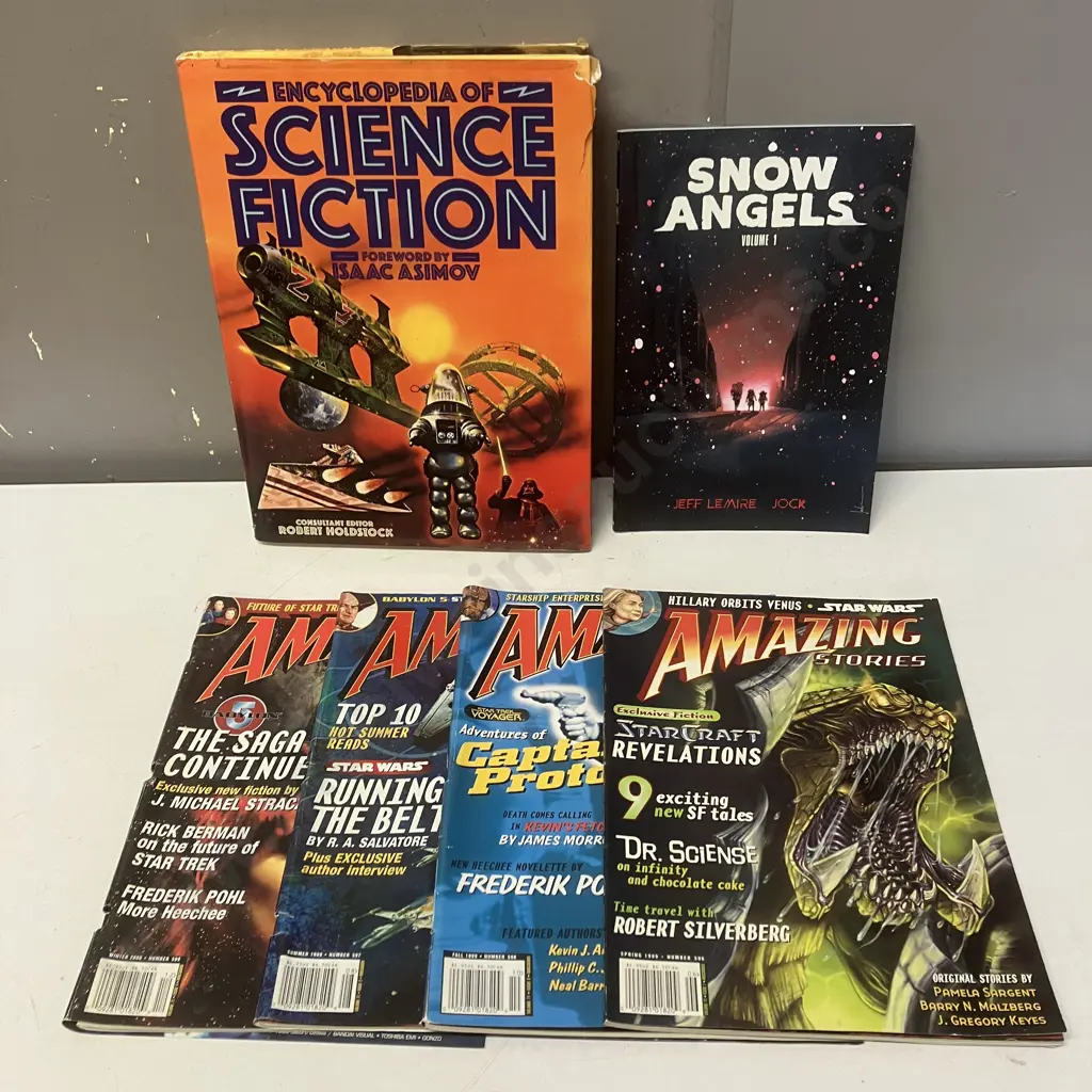 Encyclopedia Of Science Fiction, Amazing Stories Magazines, Snow Angels Vol 1 Image 1++
