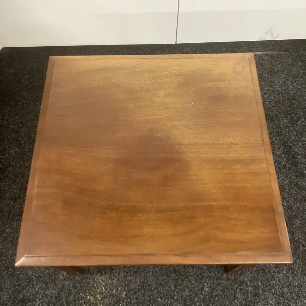 Mahogany End Table. H44 W61 D60cm Image 1++