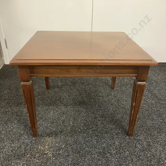 Mahogany End Table. H44 W61 D60cm