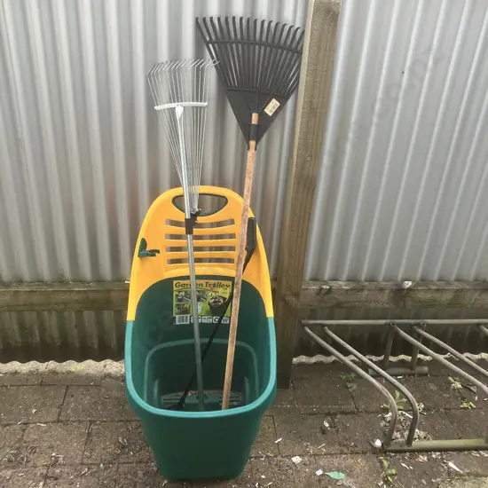 Garden Trolley, Rakes Etc