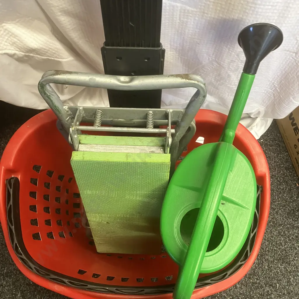 Garden Barrow, Kneeler, Water Can Image 1++