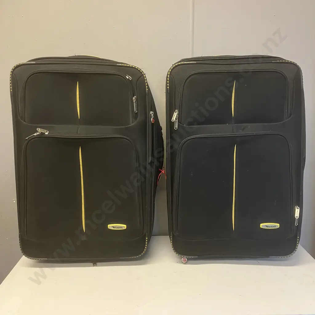 Pair of Flight Suitcases. 68 x 40cm Image 1++