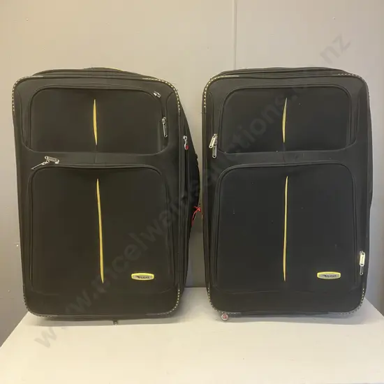 Pair of Flight Suitcases. 68 x 40cm