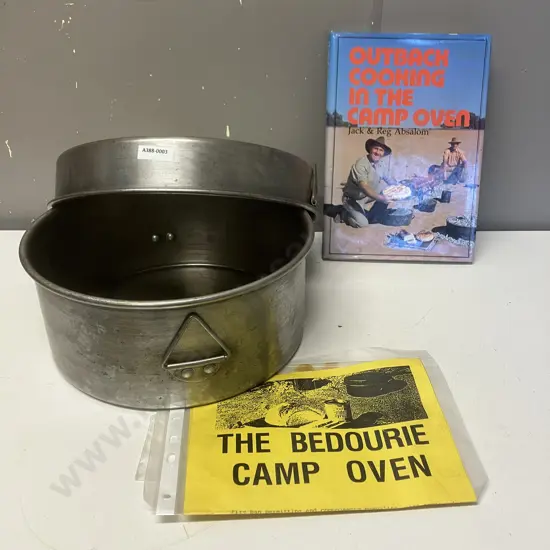 Outback Cooking In The Camp Oven by Jack & Reg Absalom With a Bedourie Camp Oven