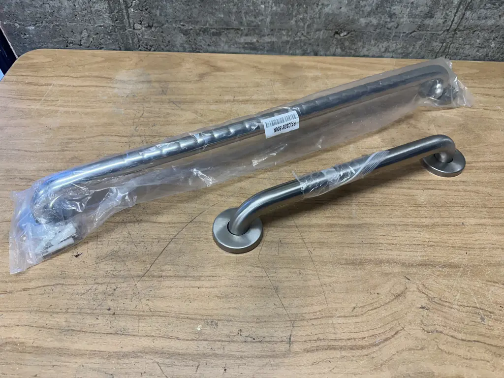 Stainless Mobility Handrails. 50 & 90cm Image 1++