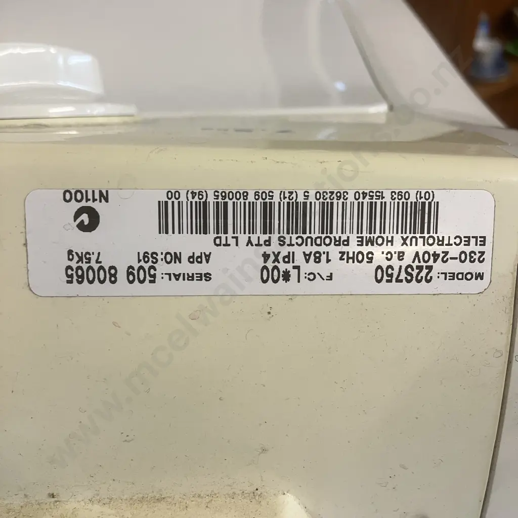 Simpson 7.5Kg Eziset 750 Top Loader Washing Machine. Model 22S750 Image 1++