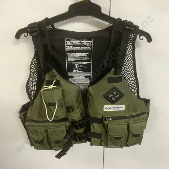 Extrasport Type lll PFD Adult XSmall / Small - Green