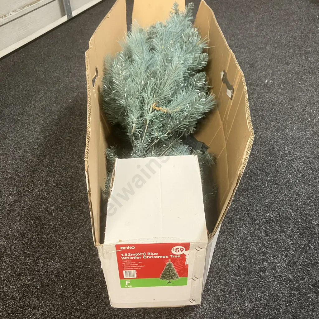 1.82m Blue Whistler Christmas Tree Image 1++