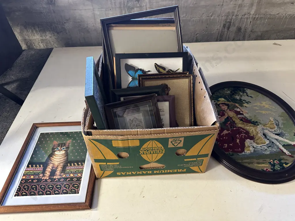 Assorted Vintage Framed Artwork Image 1++