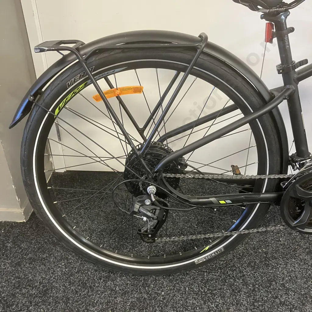 Fuji Conductor Two.1 Step Through Electric Bike, Satin Black With Charger & Key Image 1++