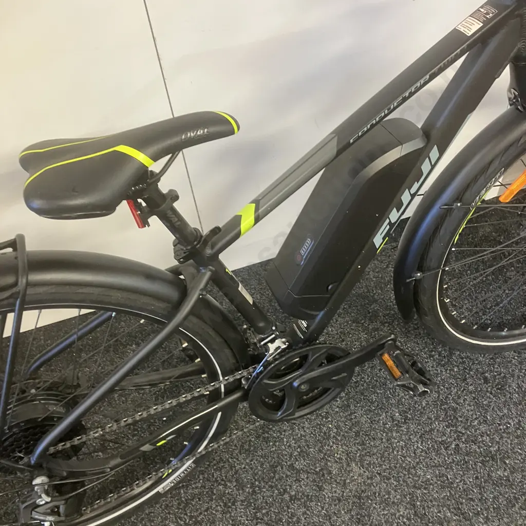 Fuji Conductor Two.1 Step Through Electric Bike, Satin Black With Charger & Key Image 1++