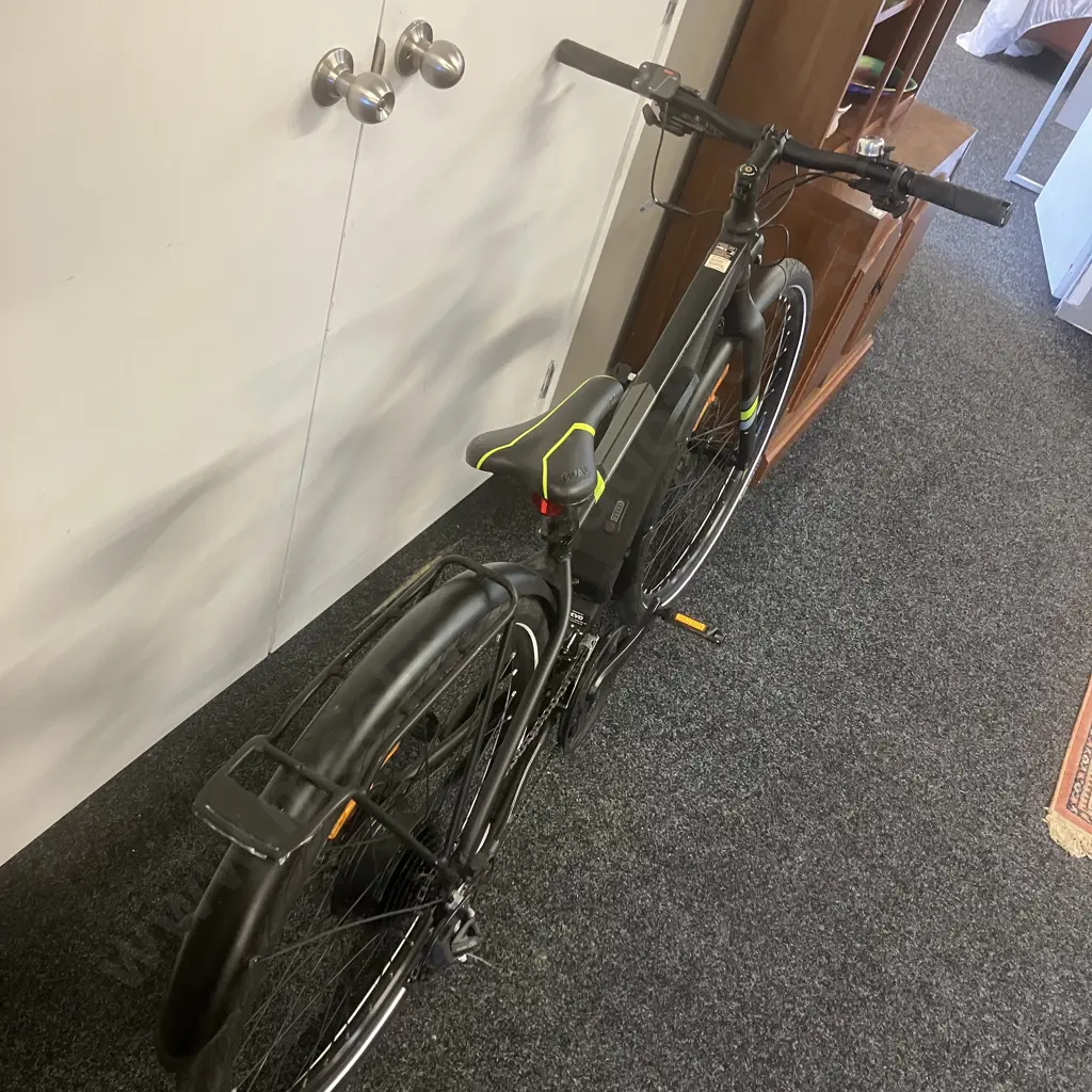 Fuji Conductor Two.1 Step Through Electric Bike, Satin Black With Charger & Key Image 1++