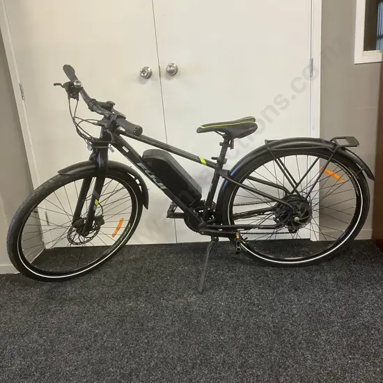 Fuji Conductor Two.1 Step Through Electric Bike, Satin Black With Charger & Key