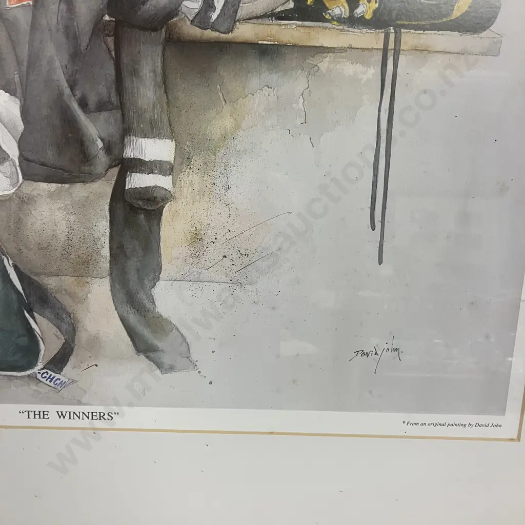 'The Winners' By David John Framed Print. 61 x 76cm Image 1++