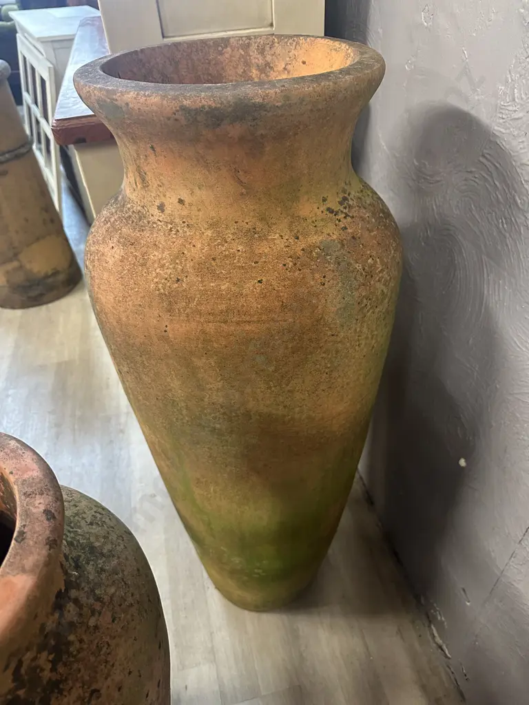 Mediterranean Style Terracotta Urn Large Size H96cm. Image 1++
