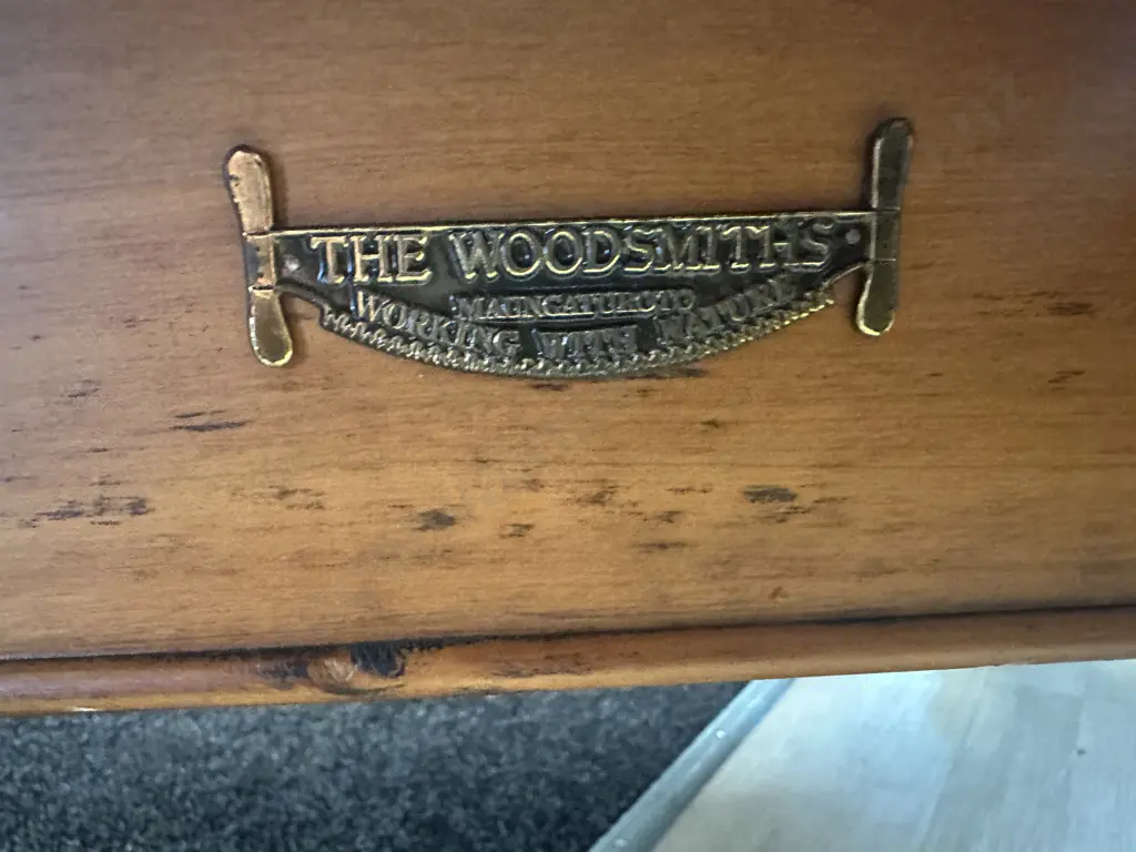 The 'Woodsmiths' Maungaturoto Recycled Rimu Coffee Table 'The Gum Digger'Collection Turned Legs With Single Drawer H45,L Image 1++