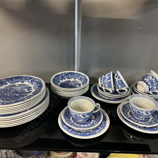 Six Place Setting Woods Burslem 'Seaforth' Dinnerware