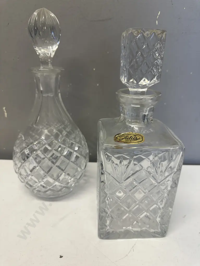Vintage Crystal Decanters Including 'Julia'  Image 1++