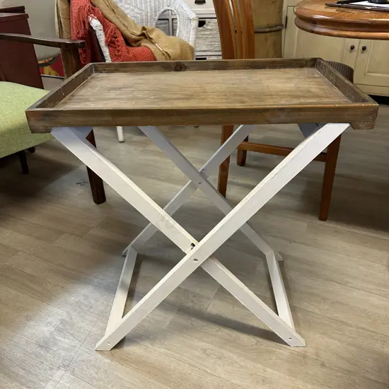 Butlers Tray On Folding Stand