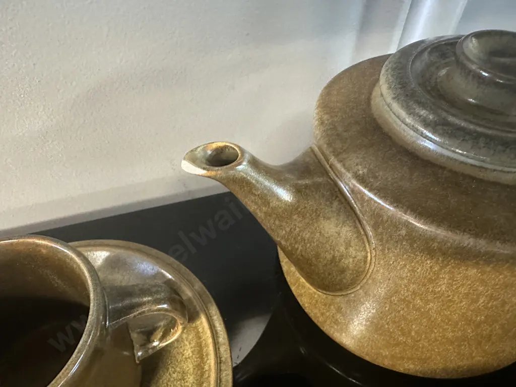Vintage Temuka Pottery Stoneware Items Including Duos, Teapot With Small Chip On Spout Etc Image 1++