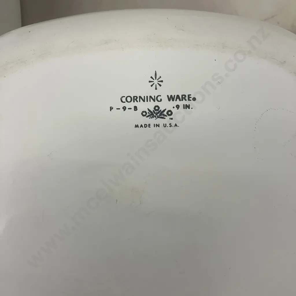 Vintage Corning Ware Blue Cornflower Lidded Casseroles 3 Quart & 9 Inch (P-9-B & A-3-B) Image 1++