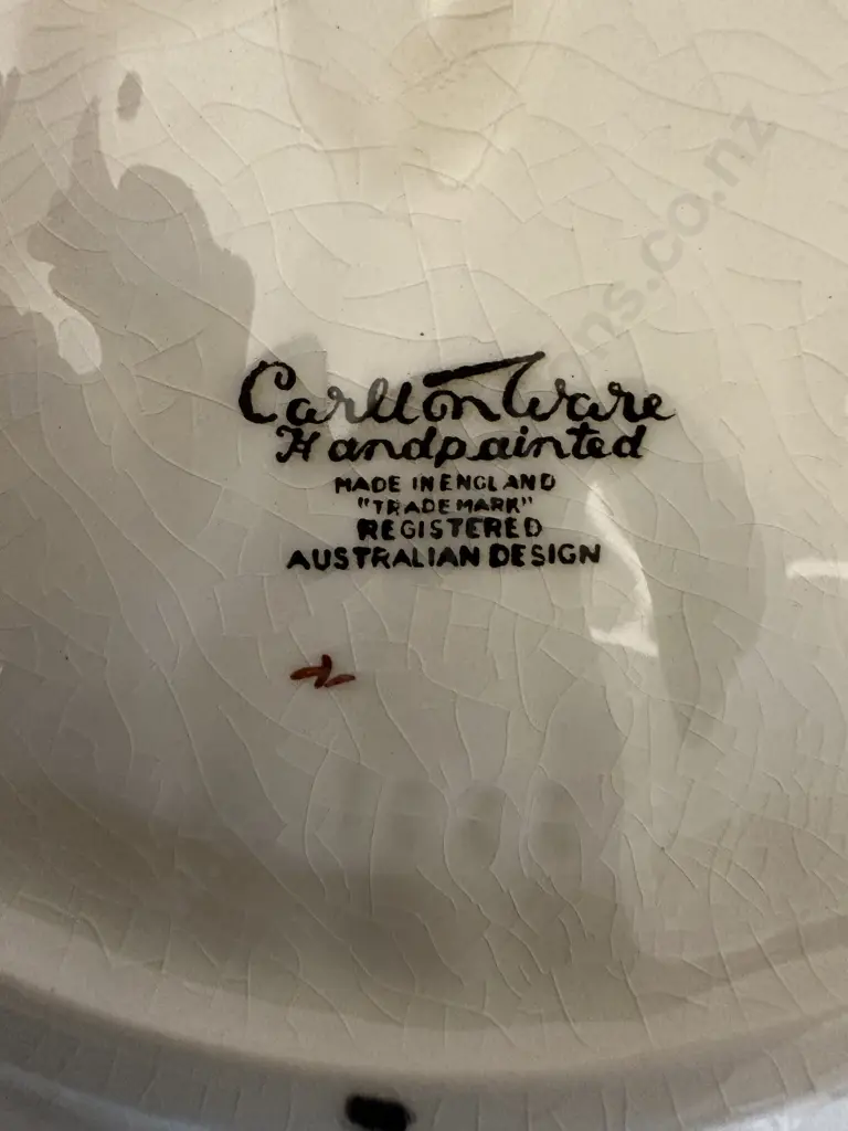 Carlton Ware Lobster Deviled Egg Plate Dia31cm. Image 1++