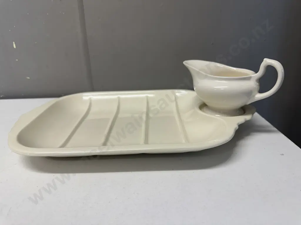 West German Ceramic Serving Plate & Jug #7422 Image 1++
