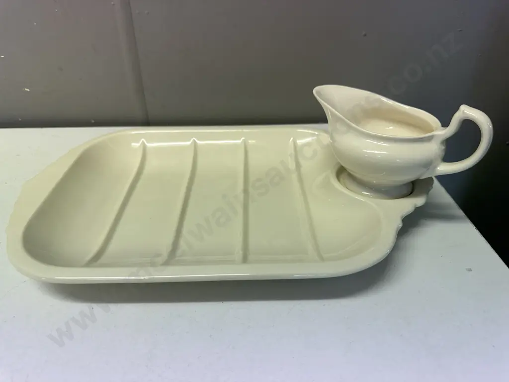 West German Ceramic Serving Plate & Jug #7422 Image 1++