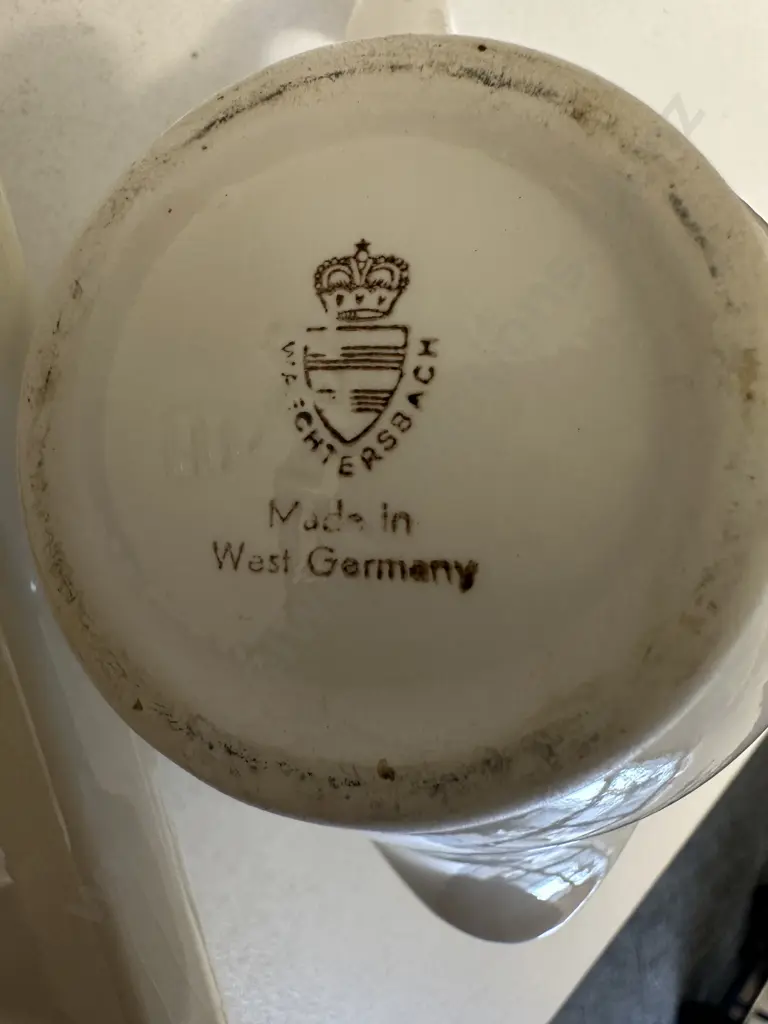 West German Ceramic Serving Plate & Jug #7422 Image 1++