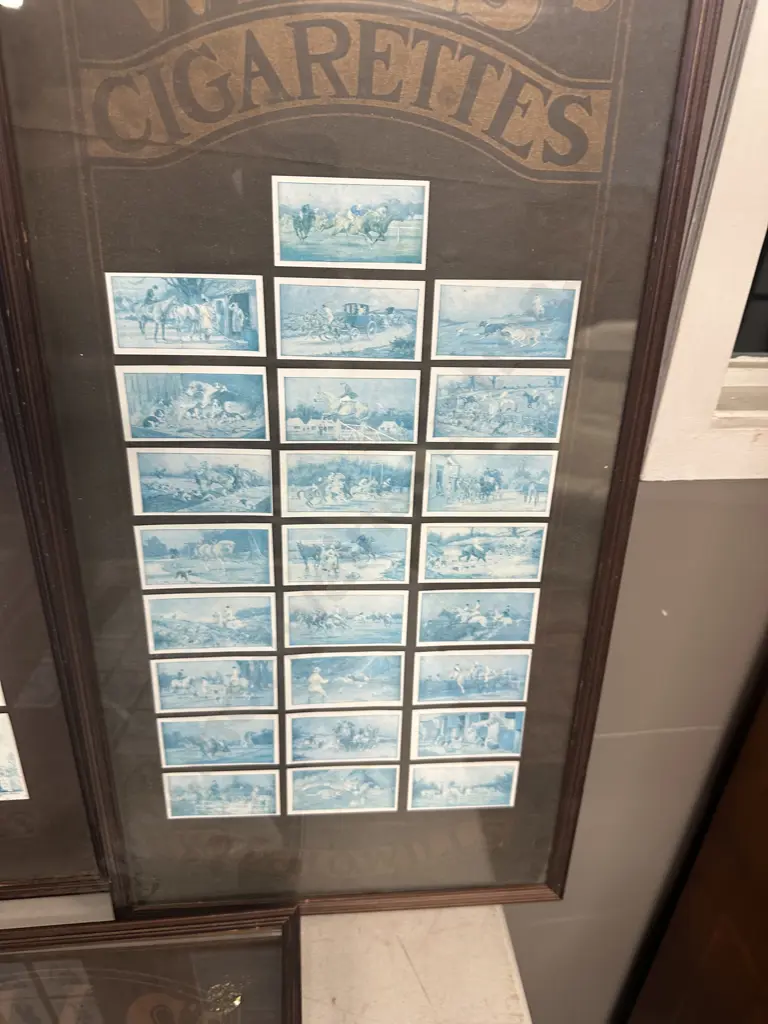 Vintage WD-Howills Framed Collection Of Cigarette Cards x5 Image 1++