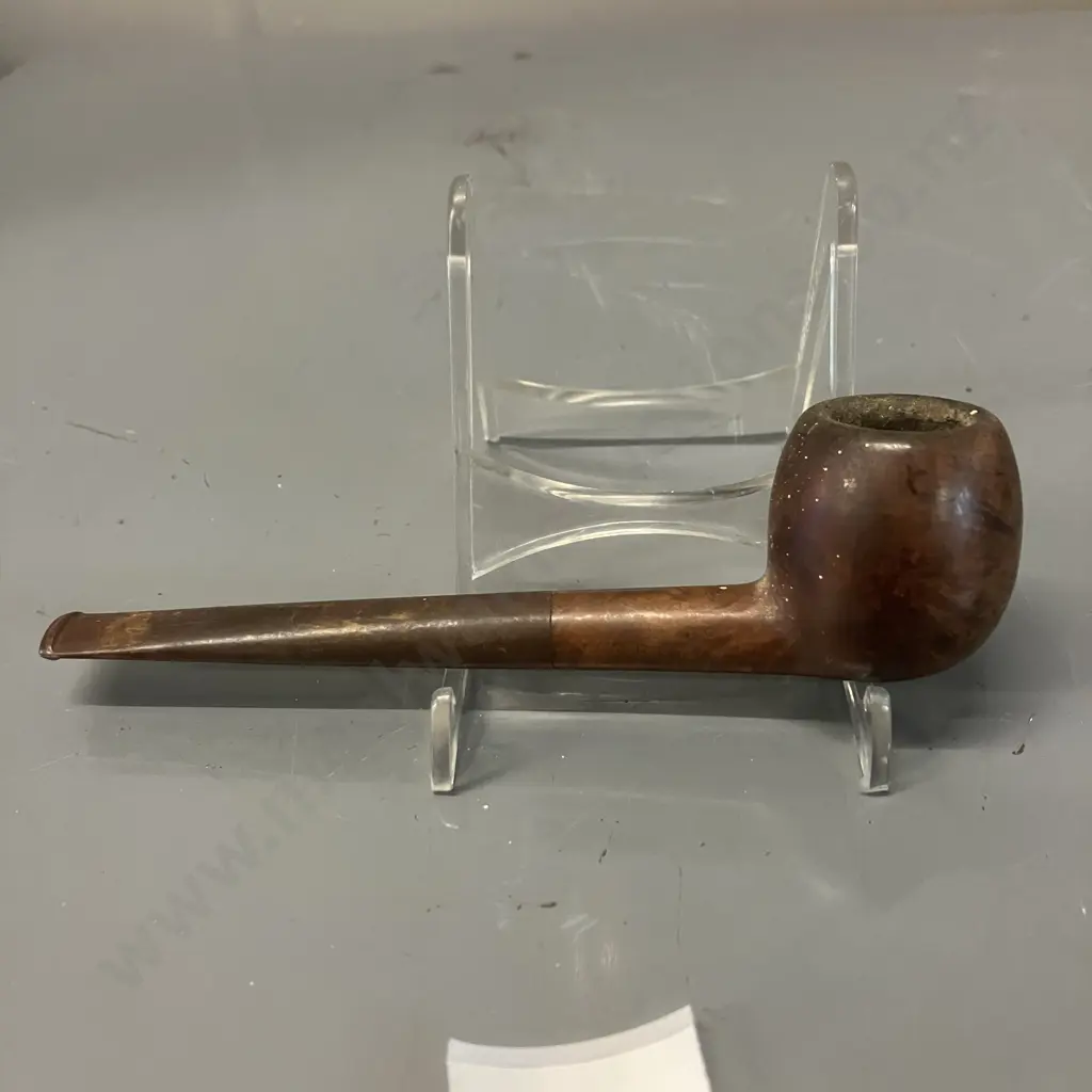 Vintage GBD Deluxe RJ33 Tobacco Pipe London Made With GBD Brass Inset Logo Image 1++