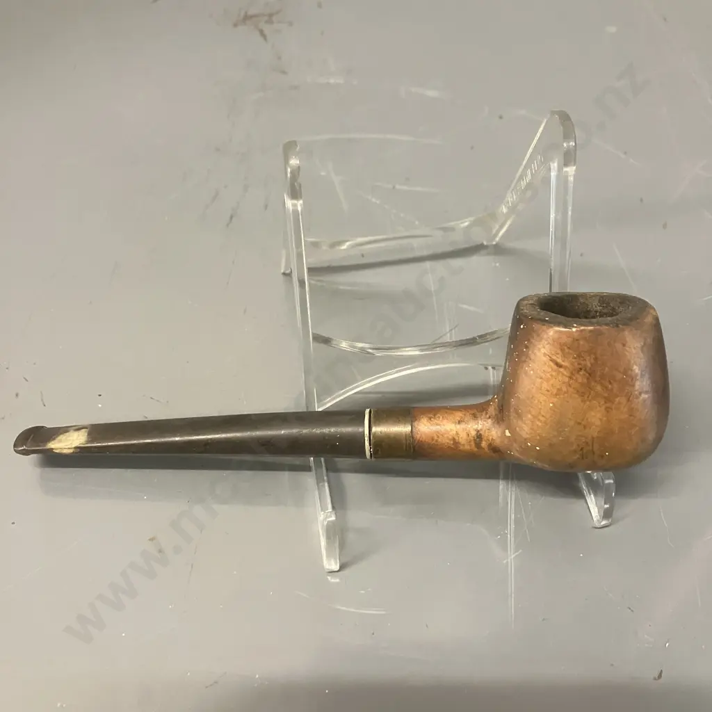 Vintage Tobacco Pipe Stamped Captain WH Selected, Vintage Pipe Case (As Found) Image 1++