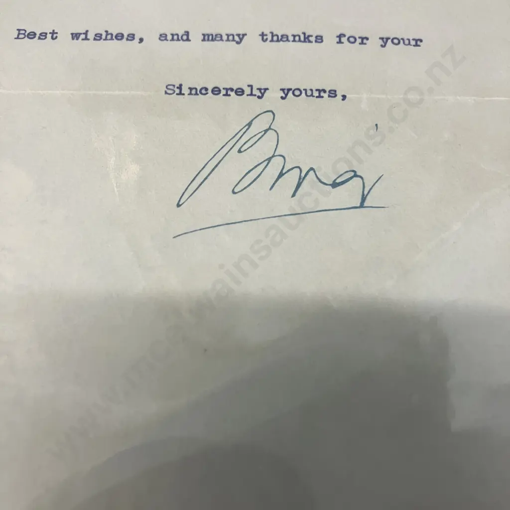 Bing Crosby Autograph - Signed Typed Letter from Bing Crosby Dated November 8, 1937 Image 1++
