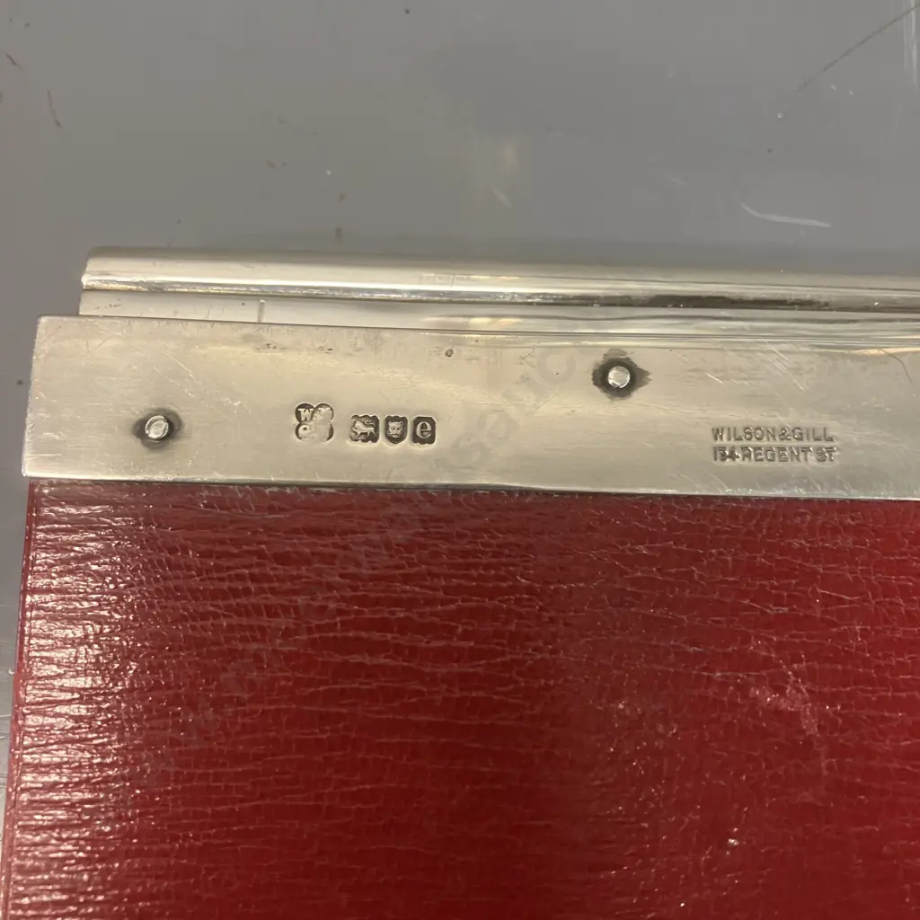 Notebook Cover With Hallmarked Silver  - Wilson & Gill Image 1++