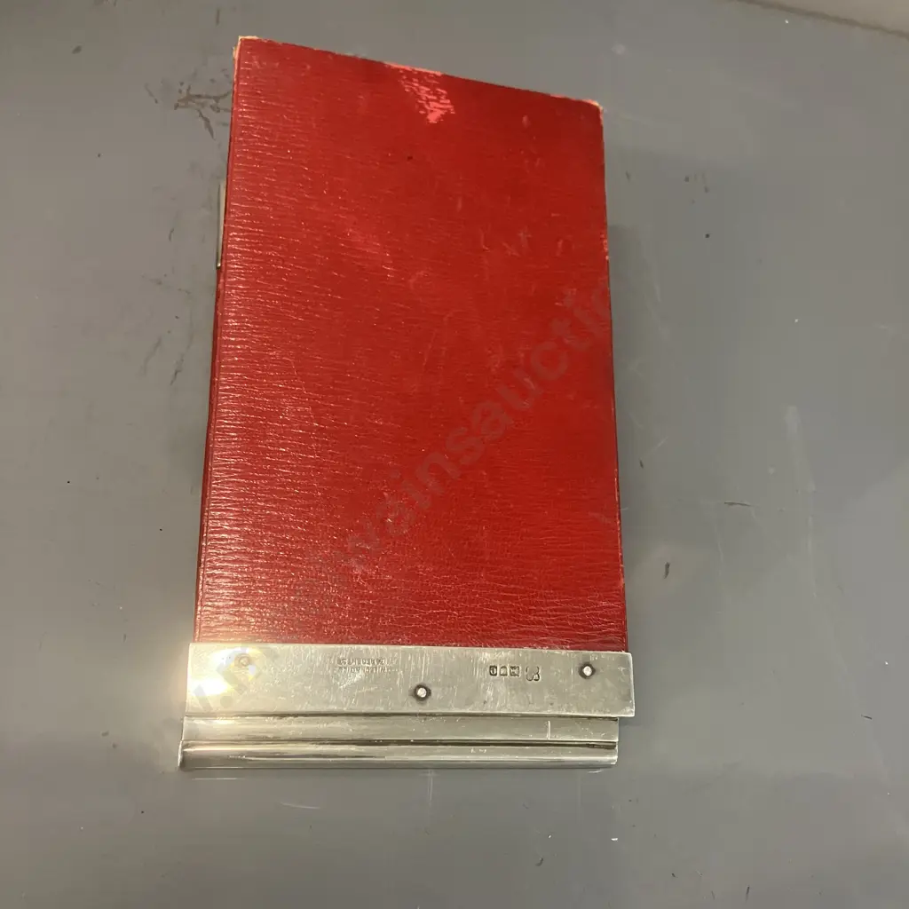 Notebook Cover With Hallmarked Silver  - Wilson & Gill Image 1++