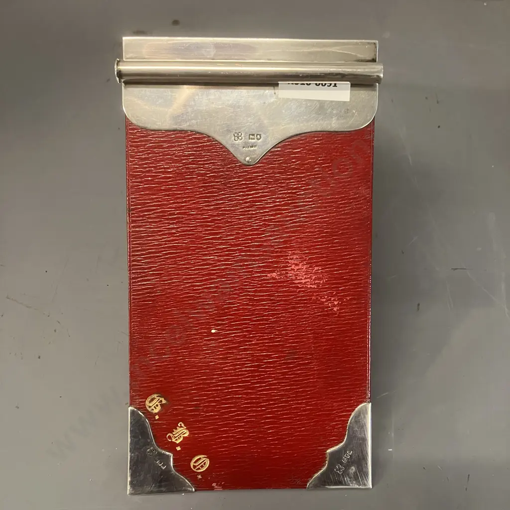 Notebook Cover With Hallmarked Silver  - Wilson & Gill Image 1++
