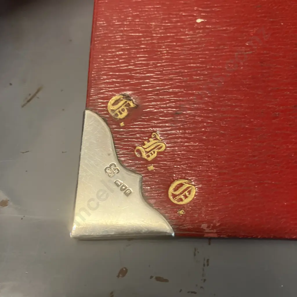 Notebook Cover With Hallmarked Silver  - Wilson & Gill Image 1++